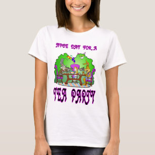 Alice hat ein Tea-Party T-Shirt