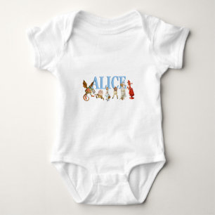 Alice hinter den Spiegeln und Freunde Baby Strampler