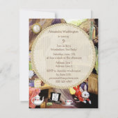 Alice hinunter das einladung (Rückseite)