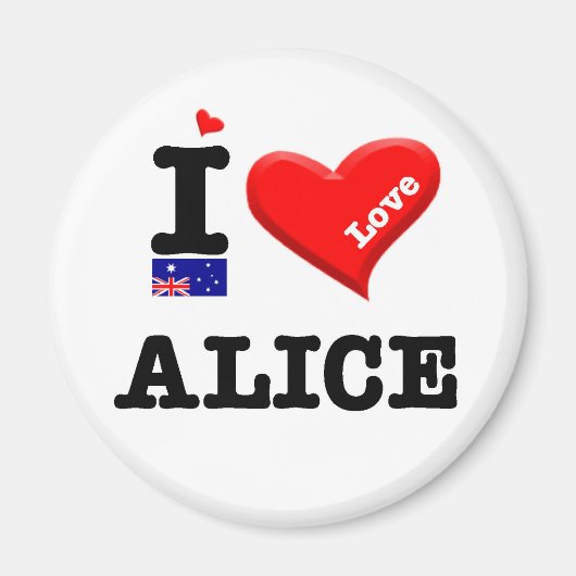 ALICE - I LIEBE MAGNET (Vorne)
