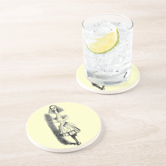 Alice-Illustrations-Untersetzer Getränkeuntersetzer (Seite)