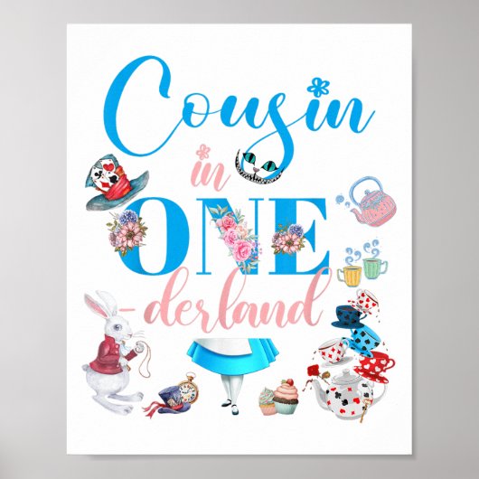 Alice im Cousin der Familie Onederland Poster (Vorne)