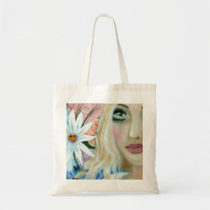 Alice im Garten der lebenden Blume Tragetasche