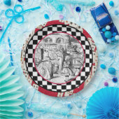 Alice im Hof 1 der Königin Pappteller (Party)