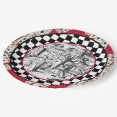 Alice im Hof 1 der Königin Pappteller (Schrägansicht)