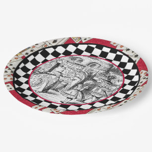 Alice im Hof 1 der Königin Pappteller