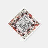 Alice im Königshof 1 Serviette (Ecke)