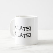 Alice i'm late kaffeetasse (Vorderseite Links)