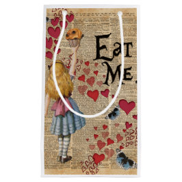 Alice im Märchenland essen mich Muffin Kleine Geschenktüte