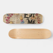 Alice im Märchenland essen mich Muffin Skateboard (Horizontal)