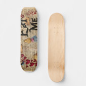 Alice im Märchenland essen mich Muffin Skateboard (Vorderseite)