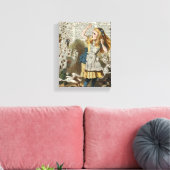 Alice im Märchenland Leinwanddruck (Insitu (Wohnzimmer))
