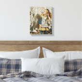 Alice im Märchenland Leinwanddruck (Insitu (Schlafzimmer))