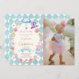 Alice im ONEderland Einladung