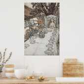 Alice im Tea-Party von Mad Hatter Poster (Küche)