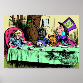 Alice im Tea-Party von Mad Hatter Poster