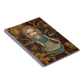 "Alice im Uhrwerk" Notizbuch Notizblock (Rechte Seite)