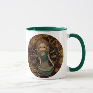 "Alice im Uhrwerk" Tasse