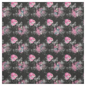 Alice im Winter Wunderland auf schwarz gestreift Stoff (Muster)