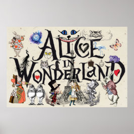 Alice im Wunderland 1865 Poster