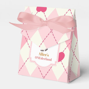 Alice im Wunderland 1. Geburtstag Onederland Geschenkschachtel