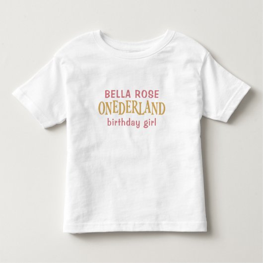 Alice im Wunderland 1. Kleinkind T-shirt (Vorderseite)