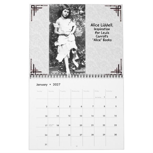 Alice im Wunderland 2008 Kalender (Jan 2027)