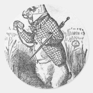 Alice im Wunderland 2.5 Runder Aufkleber