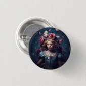 Alice im Wunderland 3 cm Abzeichen Button (Vorne & Hinten)