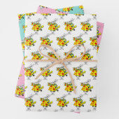 ALICE IM WUNDERLAND 3 GESCHENKPAPIER SET (Beispiel)