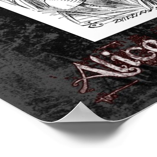 Alice im Wunderland 3 Poster (Ecke)