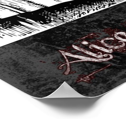 Alice im Wunderland 41 Poster (Ecke)