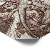 Alice im Wunderland Adventures Poster (Ecke)