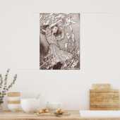 Alice im Wunderland Adventures Poster (Küche)