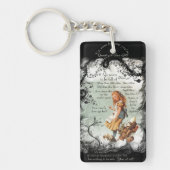 Alice im Wunderland Age Tees Green Black Schlüsselanhänger (Vorderseite)