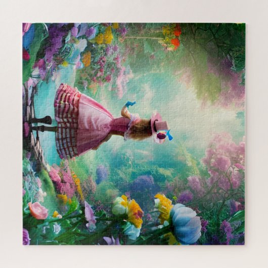 Alice im Wunderland AI generiert Jigsaw Puzzle (Horizontal)