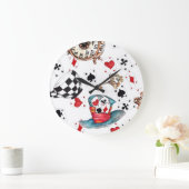 Alice im Wunderland Akryllische Wandleuchte Große Wanduhr (Zuhause)