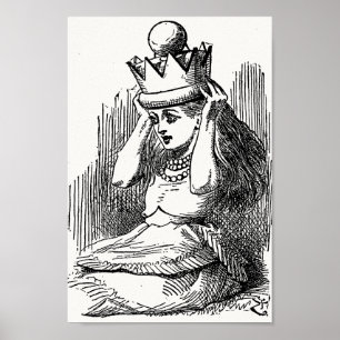 Alice im Wunderland - Alice Findt die goldene Kron Poster