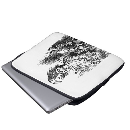 Alice im Wunderland - Alice im Wunderland Laptopschutzhülle (Vorne Knopf)