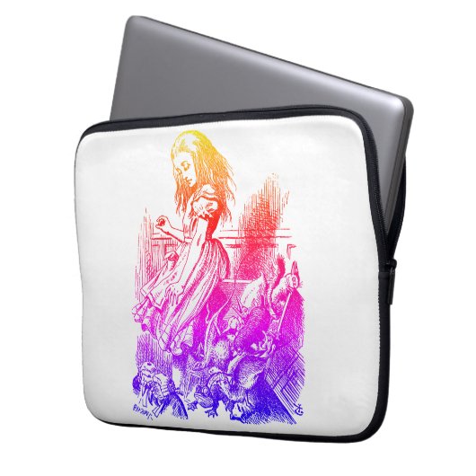 Alice im Wunderland - Alice im Wunderland Laptopschutzhülle (Vorderseite Links)