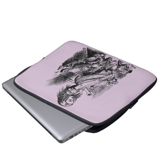 Alice im Wunderland - Alice im Wunderland Laptopschutzhülle (Vorne Knopf)