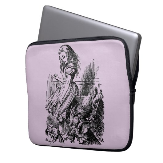 Alice im Wunderland - Alice im Wunderland Laptopschutzhülle (Vorderseite Links)