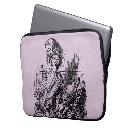 Alice im Wunderland - Alice im Wunderland Laptopschutzhülle (Vorderseite Links)