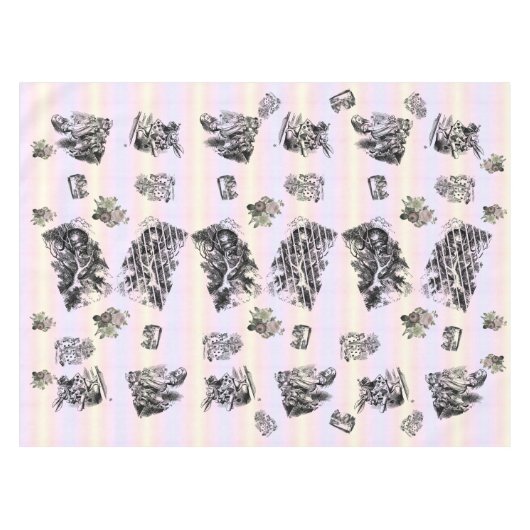 Alice im Wunderland - Alice im Wunderland pastel Tischdecke (Vorderseite (Horizontal))