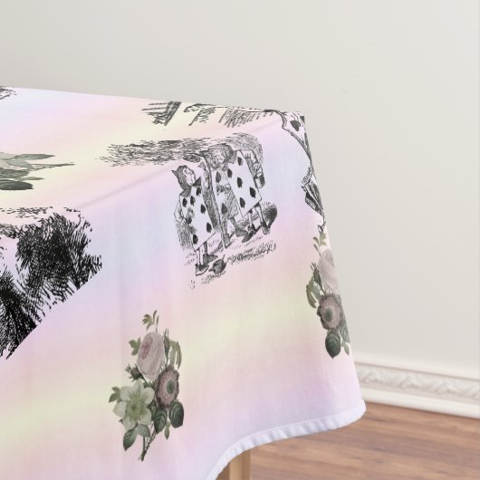 Alice im Wunderland - Alice im Wunderland pastel Tischdecke (Beispiel)
