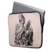 Alice im Wunderland - Alice im Wunderland rosa Laptopschutzhülle (Vorderseite Links)