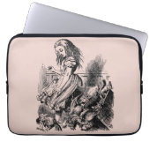 Alice im Wunderland - Alice im Wunderland rosa Laptopschutzhülle (Vorderseite)