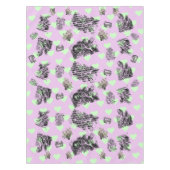 Alice im Wunderland – Alice in Wonderland Hearts Tischdecke (Vorderseite)