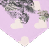 Alice im Wunderland – Alice in Wonderland Hearts Tischdecke (Schrägansicht)