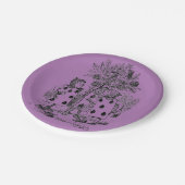 Alice im Wunderland – Alice in Wonderland Pappteller (Schrägansicht)